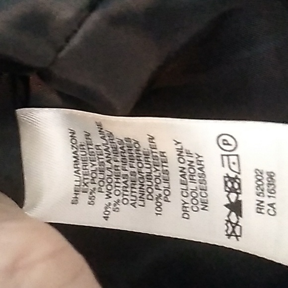 DKNY ⚜️CROPPED PEPLUM HAUTE COUTURE ⚜️ GLENPLAID BLAZER "Cape" Sz Medium - Picture 7 of 16